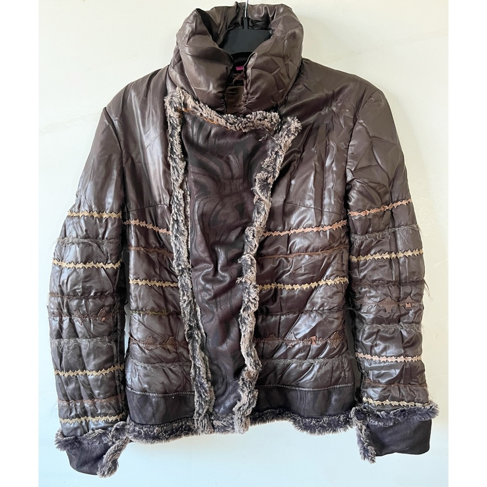 Save the Queen Brown Jacket Small NWT